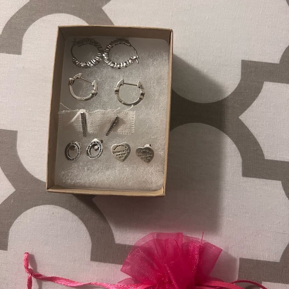 Sterling silver rings, bracelets, earrings and necklaces